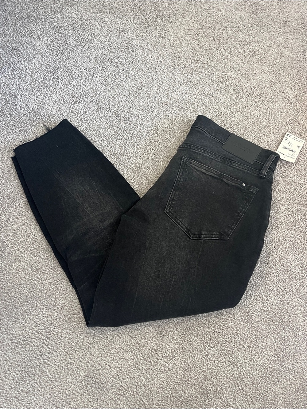 Lucky Brand Women's Washed Black Skinny Jeans